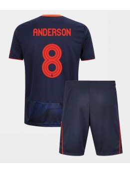 Nottingham Forest Elliot Anderson #8 Dječji Rezervni Dres kompleti 2025-26 Kratak Rukavima (+ kratke hlače)